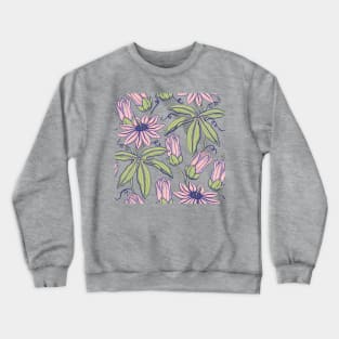 Pink floral design Crewneck Sweatshirt